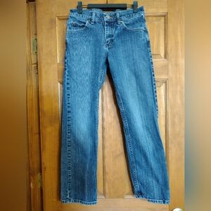 Lee Men's Straight Fit Blue Jeans